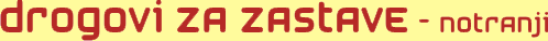 drogovi za zastave notranji